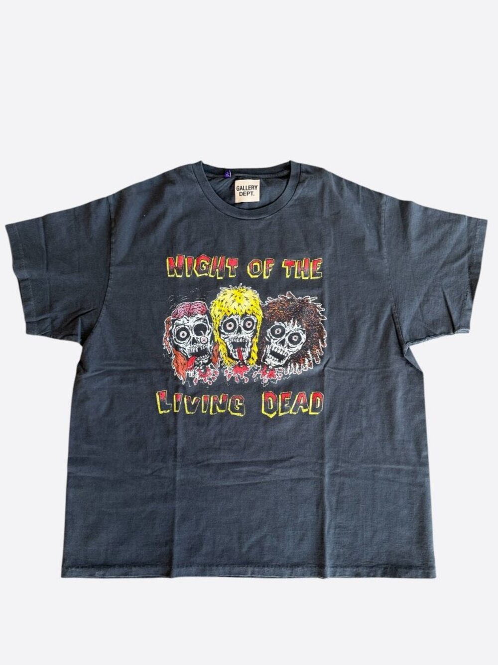 Gallery Dept Black Night Of The Living Dead Graphic T-Shirt